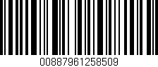 Código de barras (EAN, GTIN, SKU, ISBN): '00887961258509'