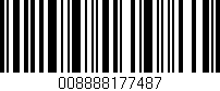 Código de barras (EAN, GTIN, SKU, ISBN): '008888177487'