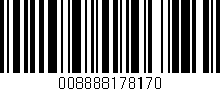 Código de barras (EAN, GTIN, SKU, ISBN): '008888178170'