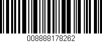 Código de barras (EAN, GTIN, SKU, ISBN): '008888178262'
