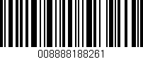 Código de barras (EAN, GTIN, SKU, ISBN): '008888188261'