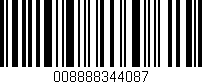 Código de barras (EAN, GTIN, SKU, ISBN): '008888344087'