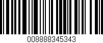 Código de barras (EAN, GTIN, SKU, ISBN): '008888345343'