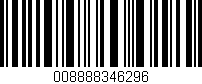Código de barras (EAN, GTIN, SKU, ISBN): '008888346296'