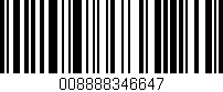 Código de barras (EAN, GTIN, SKU, ISBN): '008888346647'