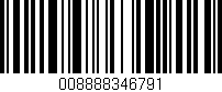 Código de barras (EAN, GTIN, SKU, ISBN): '008888346791'
