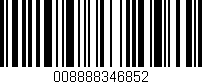 Código de barras (EAN, GTIN, SKU, ISBN): '008888346852'