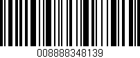 Código de barras (EAN, GTIN, SKU, ISBN): '008888348139'