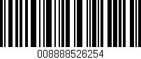 Código de barras (EAN, GTIN, SKU, ISBN): '008888526254'