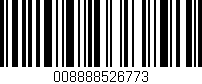 Código de barras (EAN, GTIN, SKU, ISBN): '008888526773'