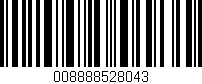 Código de barras (EAN, GTIN, SKU, ISBN): '008888528043'