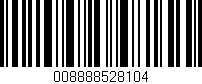 Código de barras (EAN, GTIN, SKU, ISBN): '008888528104'