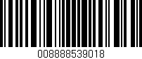 Código de barras (EAN, GTIN, SKU, ISBN): '008888539018'