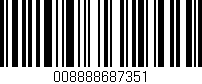 Código de barras (EAN, GTIN, SKU, ISBN): '008888687351'