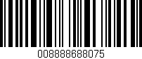 Código de barras (EAN, GTIN, SKU, ISBN): '008888688075'