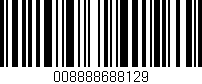 Código de barras (EAN, GTIN, SKU, ISBN): '008888688129'