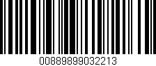 Código de barras (EAN, GTIN, SKU, ISBN): '00889899032213'