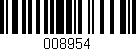 Código de barras (EAN, GTIN, SKU, ISBN): '008954'