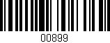 Código de barras (EAN, GTIN, SKU, ISBN): '00899'