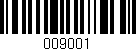 Código de barras (EAN, GTIN, SKU, ISBN): '009001'