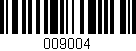 Código de barras (EAN, GTIN, SKU, ISBN): '009004'