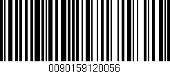 Código de barras (EAN, GTIN, SKU, ISBN): '0090159120056'