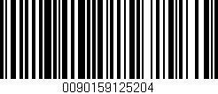 Código de barras (EAN, GTIN, SKU, ISBN): '0090159125204'