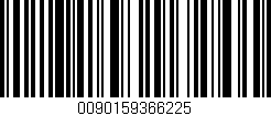 Código de barras (EAN, GTIN, SKU, ISBN): '0090159366225'