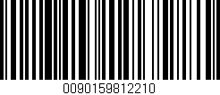 Código de barras (EAN, GTIN, SKU, ISBN): '0090159812210'