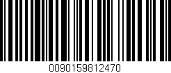 Código de barras (EAN, GTIN, SKU, ISBN): '0090159812470'