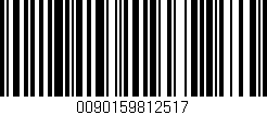 Código de barras (EAN, GTIN, SKU, ISBN): '0090159812517'