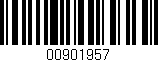Código de barras (EAN, GTIN, SKU, ISBN): '00901957'