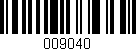 Código de barras (EAN, GTIN, SKU, ISBN): '009040'