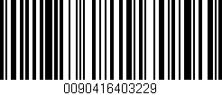 Código de barras (EAN, GTIN, SKU, ISBN): '0090416403229'