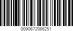 Código de barras (EAN, GTIN, SKU, ISBN): '0090672066251'