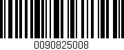 Código de barras (EAN, GTIN, SKU, ISBN): '0090825008'
