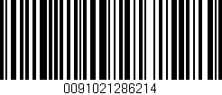 Código de barras (EAN, GTIN, SKU, ISBN): '0091021286214'