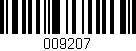 Código de barras (EAN, GTIN, SKU, ISBN): '009207'