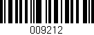 Código de barras (EAN, GTIN, SKU, ISBN): '009212'