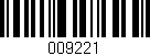 Código de barras (EAN, GTIN, SKU, ISBN): '009221'