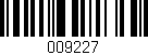 Código de barras (EAN, GTIN, SKU, ISBN): '009227'