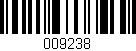 Código de barras (EAN, GTIN, SKU, ISBN): '009238'