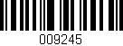 Código de barras (EAN, GTIN, SKU, ISBN): '009245'