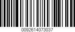 Código de barras (EAN, GTIN, SKU, ISBN): '0092614073037'