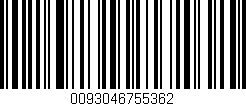 Código de barras (EAN, GTIN, SKU, ISBN): '0093046755362'