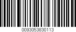 Código de barras (EAN, GTIN, SKU, ISBN): '0093053830113'