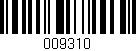 Código de barras (EAN, GTIN, SKU, ISBN): '009310'