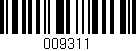 Código de barras (EAN, GTIN, SKU, ISBN): '009311'