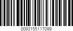 Código de barras (EAN, GTIN, SKU, ISBN): '0093155117099'