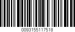 Código de barras (EAN, GTIN, SKU, ISBN): '0093155117518'